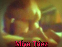 Married Slut Miya Triez Shows Off Huge Natural Tits and Wet Hairy Pussy in Cuckold Humiliation Scene