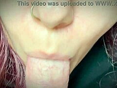 Close-Up Amateur Blowjob From Homemade Couple In Intimate Session