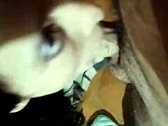 Argentinian milf sucks cock with bdsm toys! Small tits amateur action explodes!