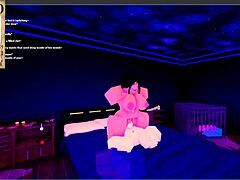 so i met this goth mommy with big tits and ass, riding cowgirl in roblox condo rp