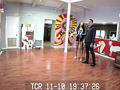 Gorgeous Bethany Tied Up and Banged Rough by Bruno's Monster Cock in Hardcore CFNM!