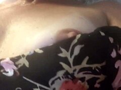 This petite MILF shows off her huge clit in a casual masturbation session like everyday fun