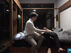 Gorgeous Horny Ema Gets Drilled Hard in Rough Threesome with Audience