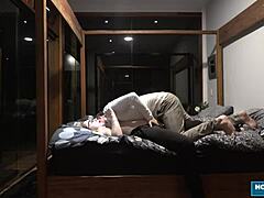 Gorgeous Horny Ema Gets Drilled Hard in Rough Threesome with Audience