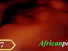 no breaks as he fucks that pretty ebony teen all day long in doggystyle