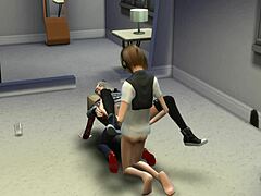 Why does this old man lick my pussy in Sims 4 cuckold scenario?