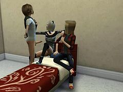 Why does this old man lick my pussy in Sims 4 cuckold scenario?