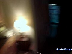 Dr Tampa takes on daddys little 18+ slut Judas with tattoo and small natural tits in latex.