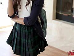 elle voneva found herself in the middle of a steamy encounter as a sweet petite 18+ asian teen