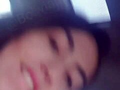 Latina mimi strips naked in car heading to hotel for public outdoor sex with blowjob and ass action!