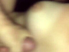 Amateur Cumshot Covers Huge Tits from Big Cock Action in Detailed Scene