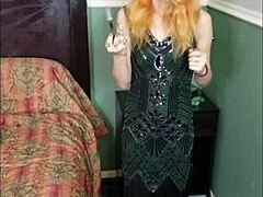 hey, catch this long promo where the whispering flapper hits her peak in those pantyhose, starring cahira evanna