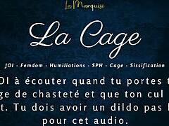 La Cage - Femdom Caged Anal Joi