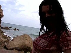 Intense fast anal fucking hits this skinny European amateur couple outdoors in a rough passionate quickie orgasm.