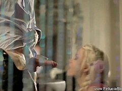 Oh man, that blowjob voyeur scene live in Germany is so hot! 😏