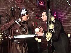 Brunette takes that massive cock reverse cowgirl style, but can she handle the explosive orgasm?