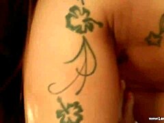 Redhead Babe in Clothes Ripped Teases with Blonde and Brunette Amateurs Using Toys for Lesbian Play