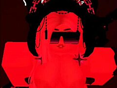 In a wild Roblox scene, the slut whore gets fucked hard in her pussy and ass