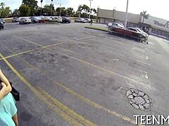 teen 18+ ava taylor gets used on street for hardcore money deal. titan handles her rough.