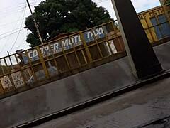 Gostosa no onibus, wow that big ass hidden on the bus is just begging to be noticed!