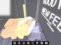 Adorable Blonde with Big Tits and Ass Gets Rough Sex in Game