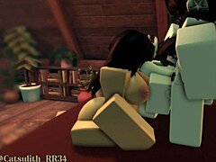 In a casual threesome, two fans join for doggystyle and riding sex in session five.