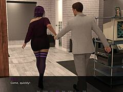 In this episode, characters engage in a themed role-play exploring power dynamics and examinations.