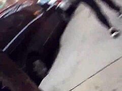 Wow, check out that short girl's incredibly phat ass moving around!