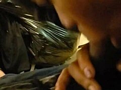 Ebony Beauty Swallows Thick Cum After Intense Sucking Session