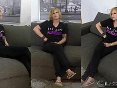 Are you ready to see this stoner chick transform into a hardcore porno slut with wet pussy action?