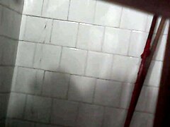 Hidden camera captures a steamy voyeur view of my aunt's private bath moment in full detail