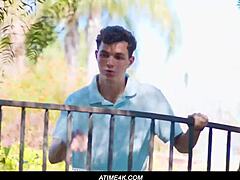 Oh man, Josh Rivers bends over Lulu Chu for deepthroat and interracial pounding with cumshots 😈