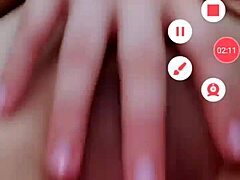 i feel so hot showing off as this gostosa on webcam