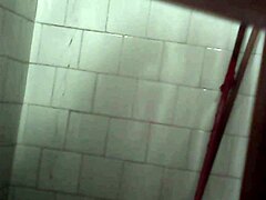 Hidden camera captures a steamy voyeur view of my aunt's private bath moment in full detail