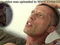 he waits for wife to leave then spies on naked brunette teen niece in bath for taboo milf assfucking