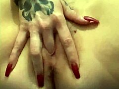 the story goes that this babe starts squirting during her fetish session at work while others watch