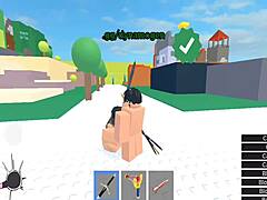 Horror Girl Gets Intense Fucking in Roblox Condo Setting