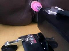 Smooth operator amateur housewife engages in solo homemade session with detailed moves in everyday setting.