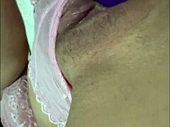 me masturbo super rico con mi nueva lenceria que me mando mi osito y un dildo