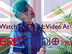 Blue Haired Alternative Nurse Takes Care Of Your Cock In Appointment