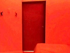 So this hot Colombian Michel is all set for a steamy striptease show, ripping clothes and getting into some wild ass licking action.