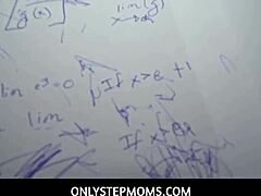 Big tits brunette tattooed stepmom catches stepson Johnny masturbating and helps him focus by giving deepthroat blowjob and handjob before exam.