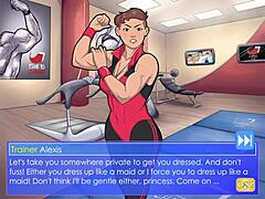 Intense Strapon Domination In Crossdressing Game As Your New Life Trainer Alexis