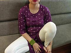 indian stepmom gets her wet pussy pounded doggystyle by stepson in hardcore riding session with dirty talk and close-ups