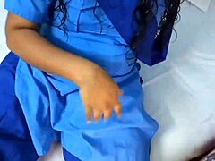 After low marks on the paper, motherfucker Kajal gets punished in the garage with doggystyle pussy fucking and blowjob