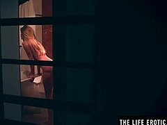 dripping wet brunette contrasts solo fingering with soapy bathtub masturbation for intense close-up orgasms