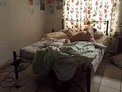 In a casual twist, he sneaks into voyeur mode watching his curvy Mexican stepmom in her room