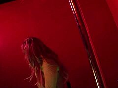 Pounding big-titted European blonde babes with strapon in angry lesbian hardcore pussy action