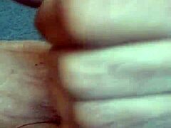 Byrd grabs his massive cock for a solo homemade jerk off session in the bathroom flashing his long hair until he squirts hugely for his watching wife