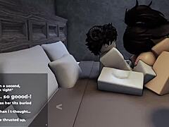Roblox Office Girl Seduces Me for Intense Late-Night Ass Fucking